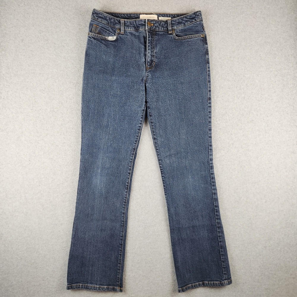 Jones New York Jeans Women's‎ Straight Jeans Size 8 W32 L30 Bootcut Medium Wash